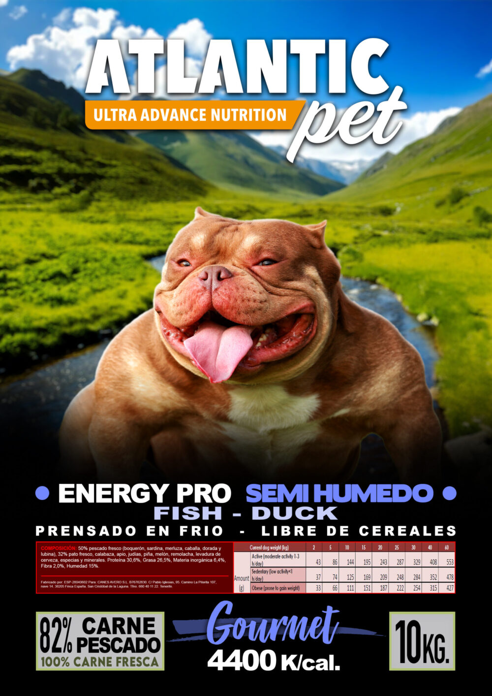 ATLANTICPET ENERGY PRO 4.400 CAL. FISH&DUCK 10 KG