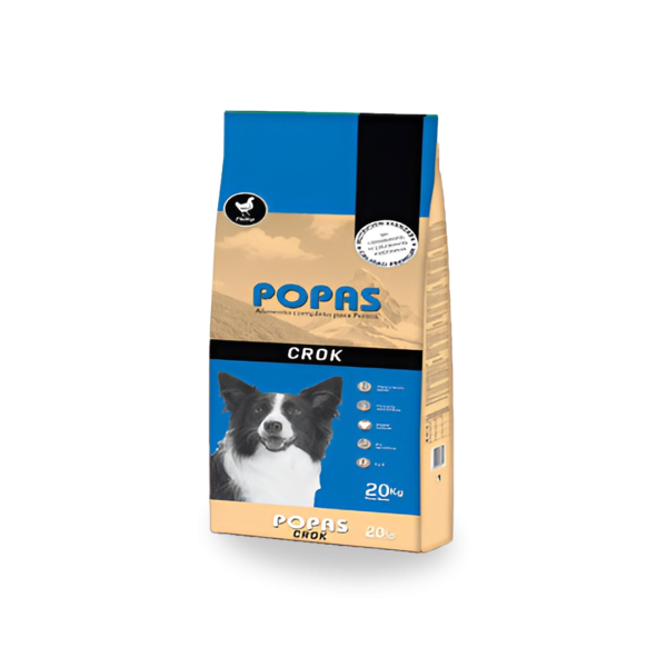 PIENSO PARA PERROS POPAS CROK 20KG