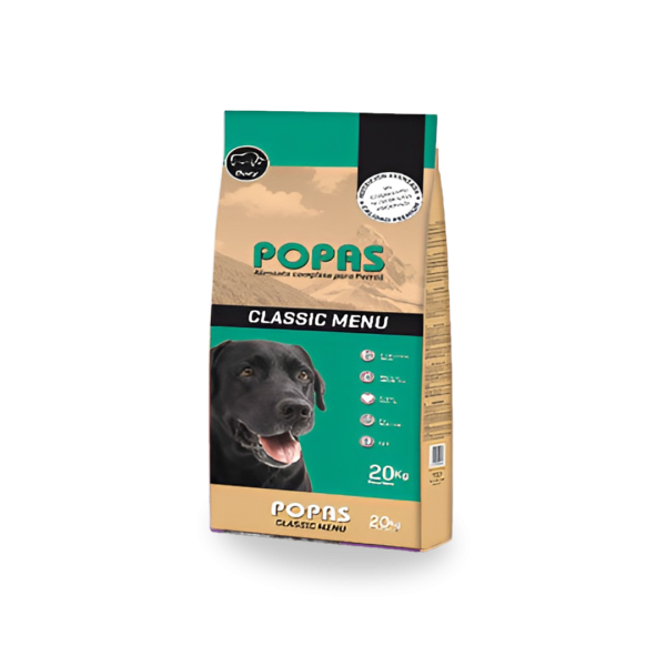 PIENSO PARA PERROS POPAS CLASSIC MENU 20KG