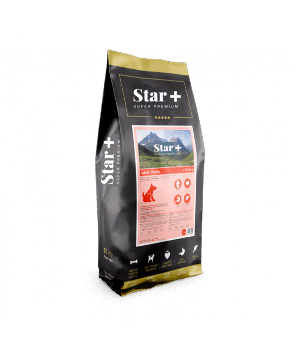 PIENSO PARA PERROS STAR+ ADULT POLLO 15kg