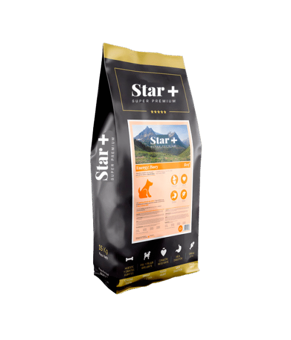 PIENSO PARA PERROS STAR+ ENERGY BUEY 15kg