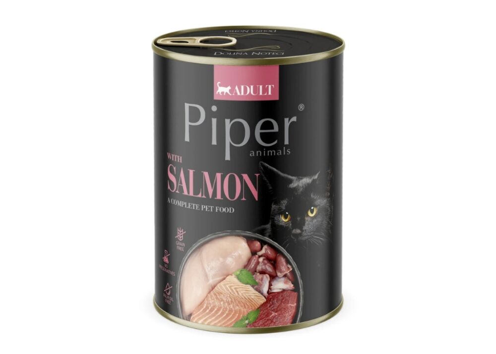 PIPER CAT WITH SALMON 400gr.