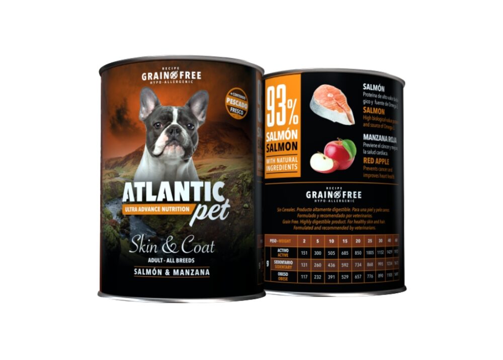 ATLANTICPET HUMEDO SKIN&COAT MONOPROTEICO 400GR.