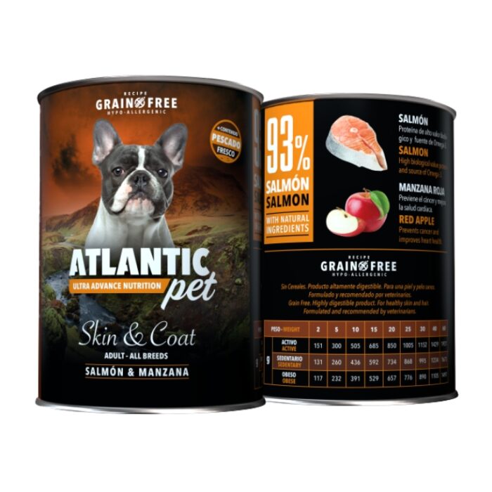 ATLANTICPET HUMEDO SKIN&COAT MONOPROTEICO 400GR.