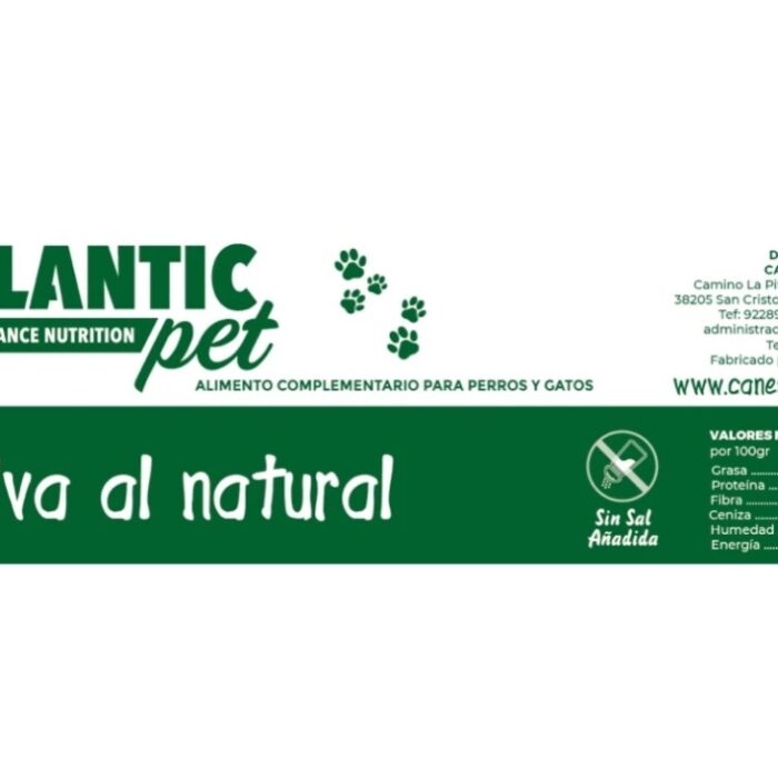 ATLANTICPET HÚMEDOS MELVA DESMENUZADA AL NATURAL (3x80gr).