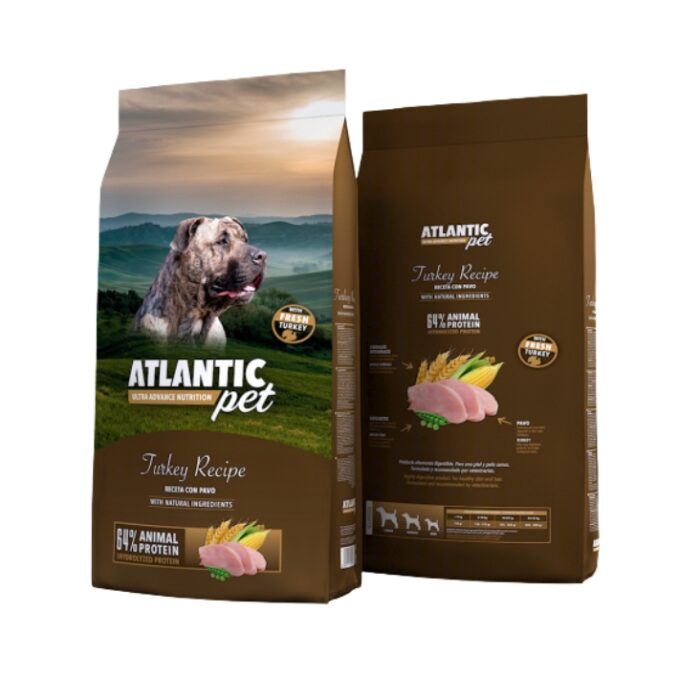 ATLANTICPET RECETA PAVO FRESCO 15KG.