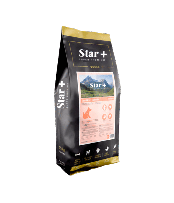 PIENSO PARA PERROS STAR+ SENSITIVE SALMÓN 15KG